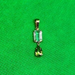 18k real solid gold pendant‎​